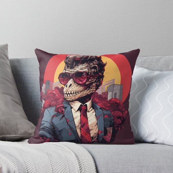 Item preview, Dinosaur In A Suit Wearing Red Sunglasses designed and sold by ZGigerBarker.