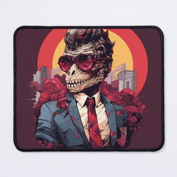 Item preview, Dinosaur In A Suit Wearing Red Sunglasses designed and sold by ZGigerBarker.