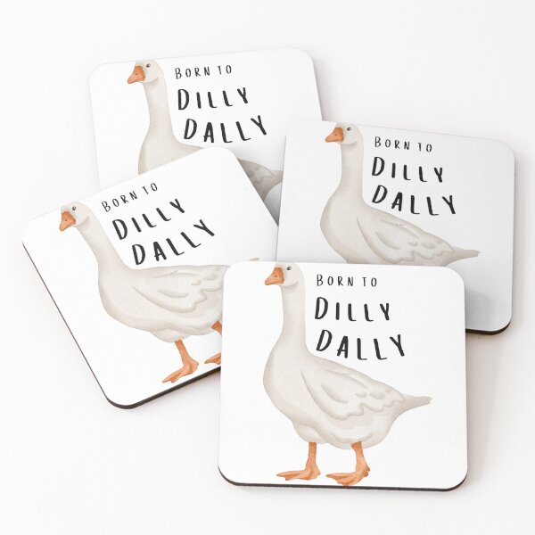 Item preview, born to dilly dally corporate  designed and sold by EllesBellesArt.