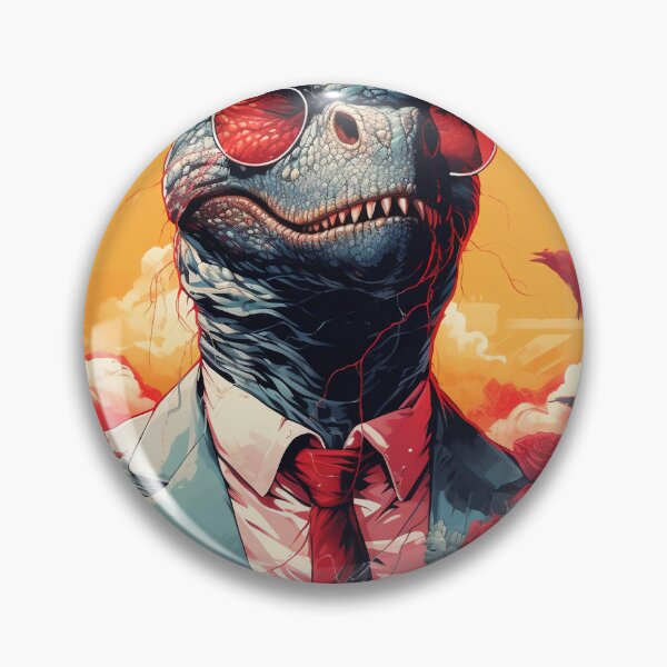 Item preview, Dinosaur In A Suit With Tie Wearing Red Sunglasses designed and sold by ZGigerBarker.