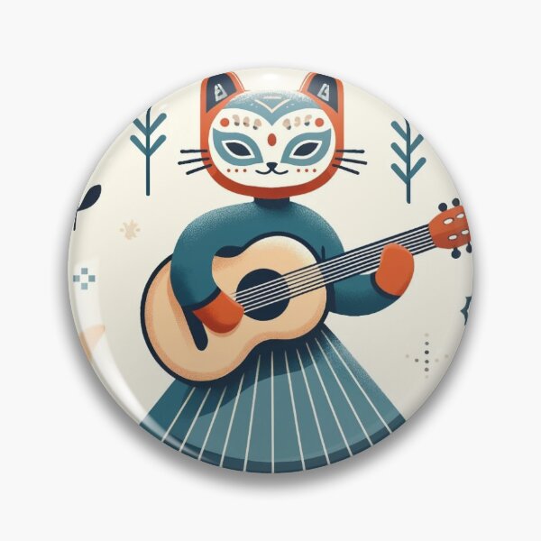 Item preview, Guitar Kitty designed and sold by Labiosdelagarta.
