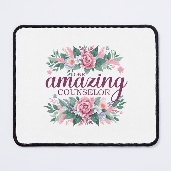 Item preview, One Amazing Counselor - Floral Design designed and sold by TeesYouWant.