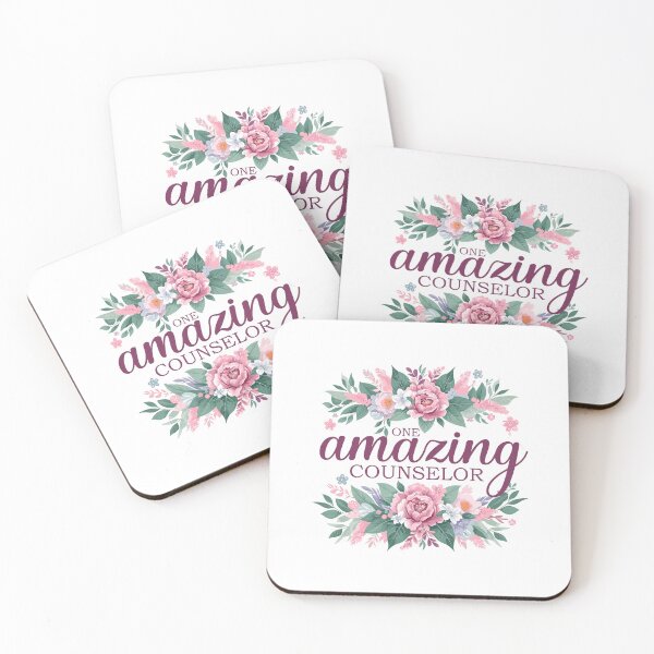 Item preview, One Amazing Counselor - Floral Design designed and sold by TeesYouWant.