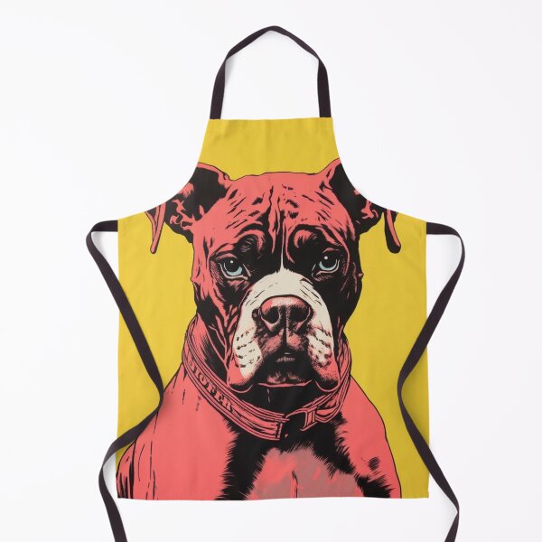 Item preview, Rescue Boxer Dog with Blue Eyes designed and sold by luvandsocial.