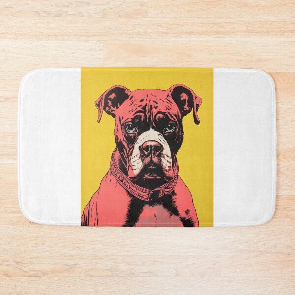 Item preview, Rescue Boxer Dog with Blue Eyes designed and sold by luvandsocial.