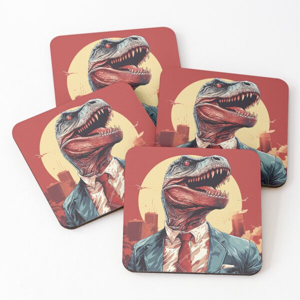 Item preview, Dinosaur In A Suit With Tie Leaving The City designed and sold by ZGigerBarker.