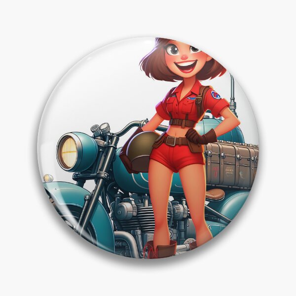 Item preview, Crazy betty pilot girl from ww2 pinup designed and sold by Greenbessela.