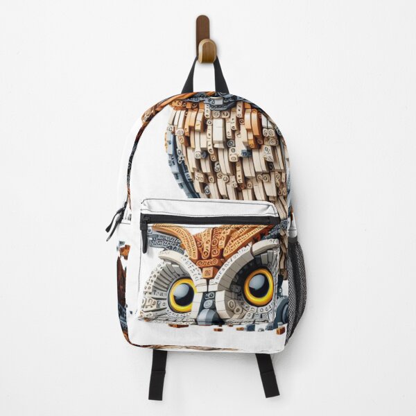 Item preview, Whimsical Animal Block Art: Bring Playfulness to Your Space - Owl designed and sold by MiszungART.
