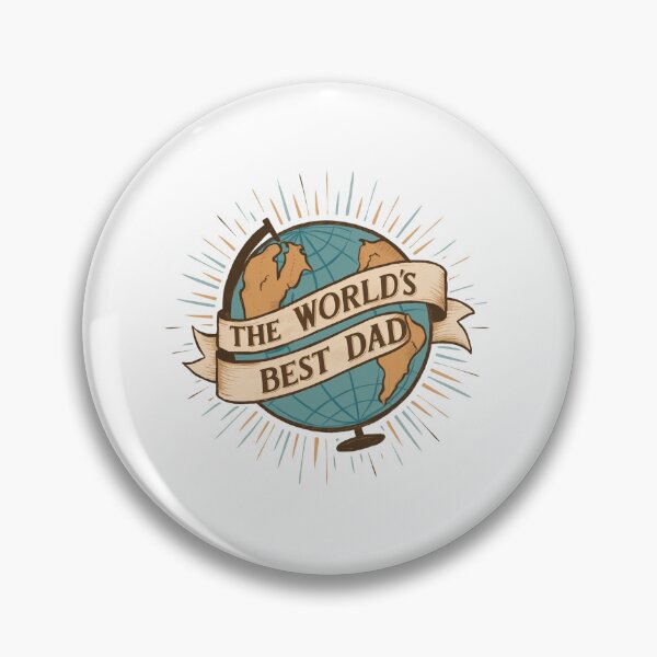 Item preview, The World's Best Dad - Heartwarming Father's Day Illustration designed and sold by HahaHandlesHub.
