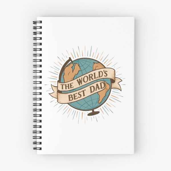 Item preview, The World's Best Dad - Heartwarming Father's Day Illustration designed and sold by HahaHandlesHub.