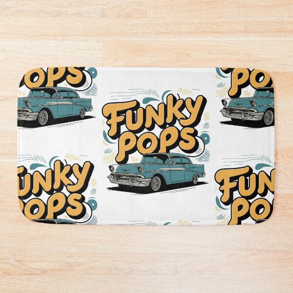 Item preview, Funky Pops - Retro Car Culture Father's Day Art designed and sold by HahaHandlesHub.