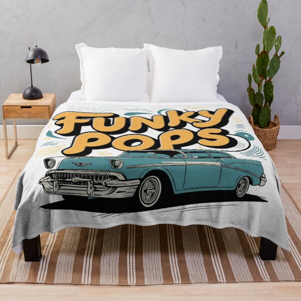 Item preview, Funky Pops - Retro Car Culture Father's Day Art designed and sold by HahaHandlesHub.