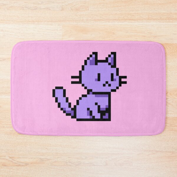 Item preview, Purple Pixel Cat  designed and sold by Emma Sangorska.