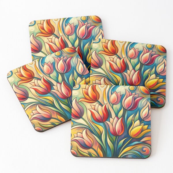 Item preview, Tulips designed and sold by ArtFactoryAI.