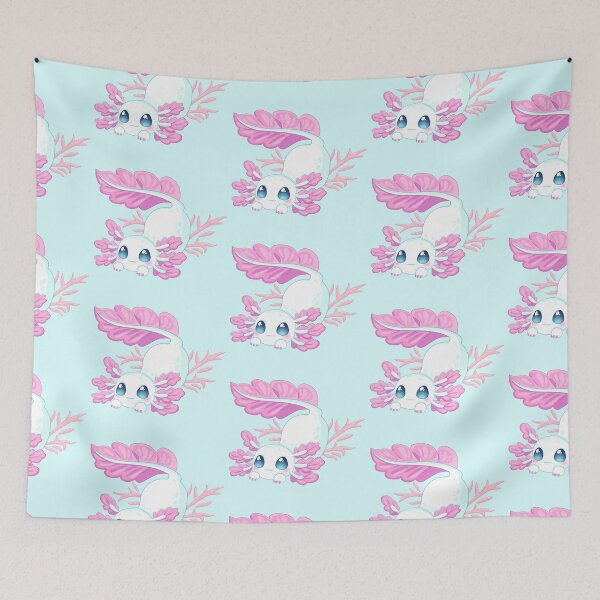 Item preview, Cyan Axolotl designed and sold by Art_with_Honesty.