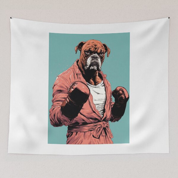 Item preview, Boxer Dog Ready For the Boxing Ring designed and sold by luvandsocial.