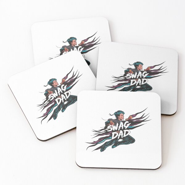 Item preview, Swag Dad - Dynamic Comic Book Cover Father's Day Art designed and sold by HahaHandlesHub.