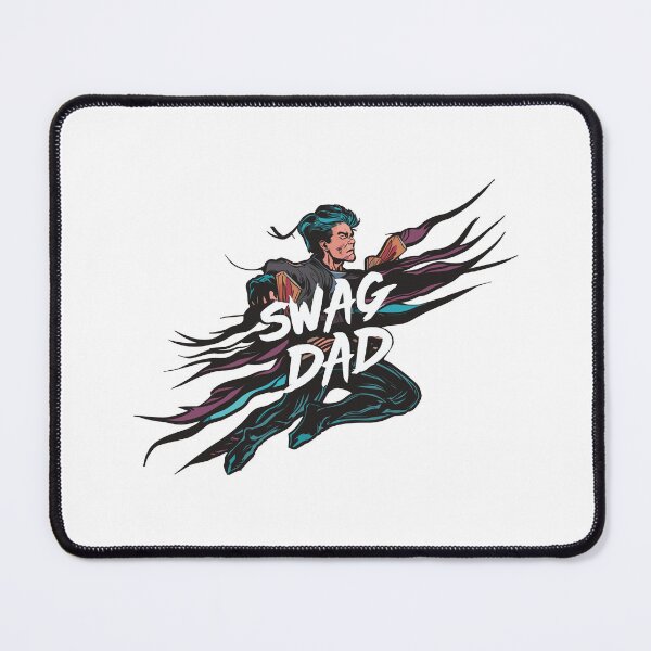 Item preview, Swag Dad - Dynamic Comic Book Cover Father's Day Art designed and sold by HahaHandlesHub.