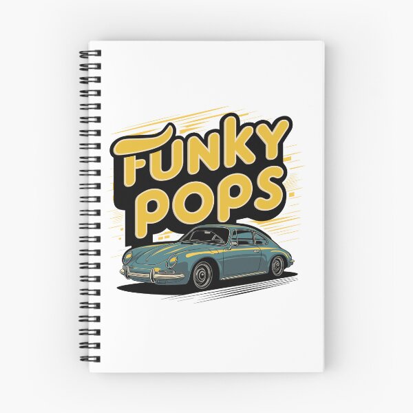 Item preview, Funky Pops - Retro Classic Car Father's Day Art designed and sold by HahaHandlesHub.