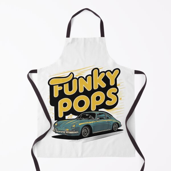 Item preview, Funky Pops - Retro Classic Car Father's Day Art designed and sold by HahaHandlesHub.