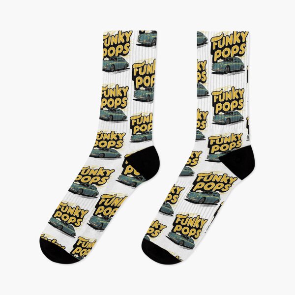 Item preview, Funky Pops - Retro Classic Car Father's Day Art designed and sold by HahaHandlesHub.