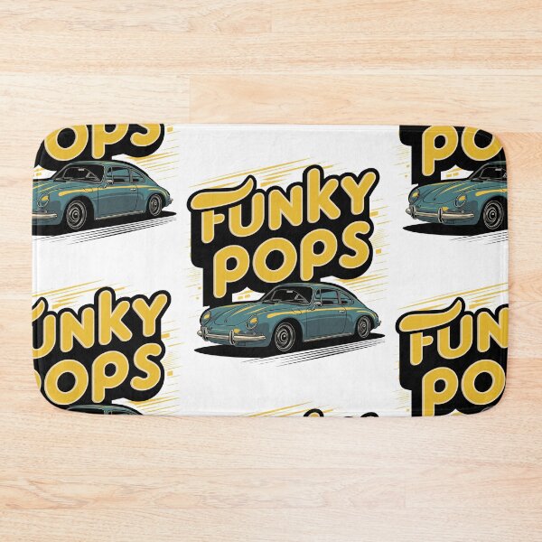 Item preview, Funky Pops - Retro Classic Car Father's Day Art designed and sold by HahaHandlesHub.