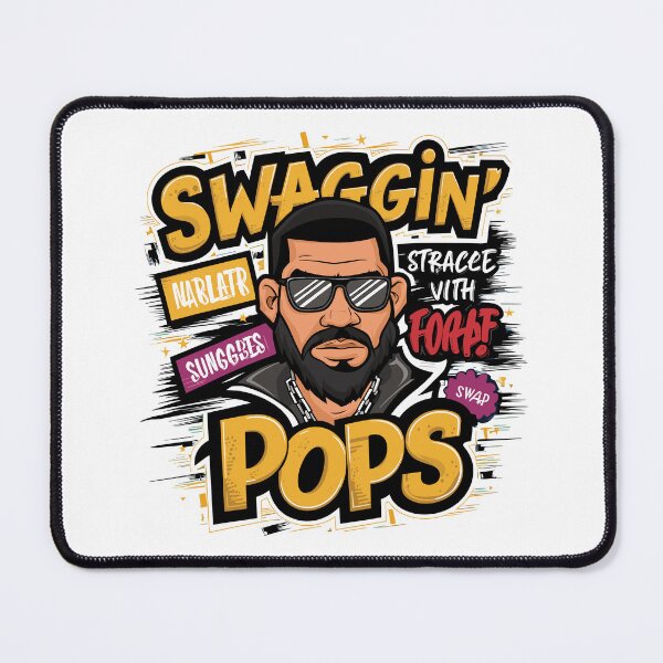 Item preview, Swaggin' Pops - Cool Urban Father's Day Art designed and sold by HahaHandlesHub.