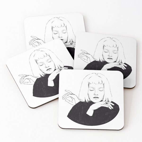 Item preview, Aurora Aksnes Black and White designed and sold by mooonage.