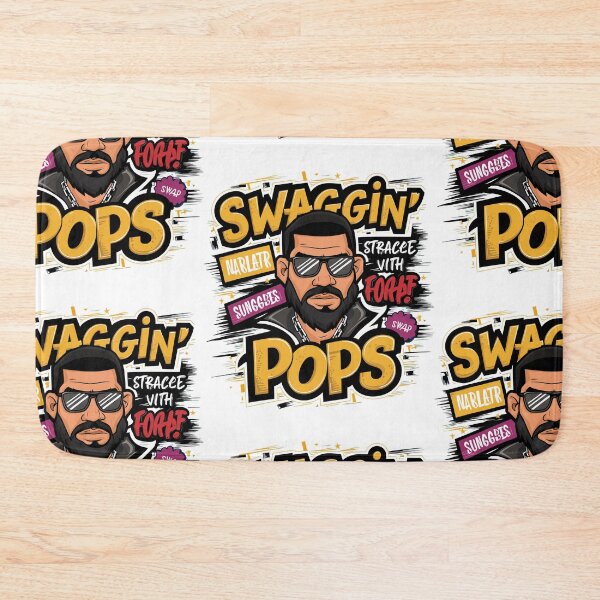 Item preview, Swaggin' Pops - Cool Urban Father's Day Art designed and sold by HahaHandlesHub.