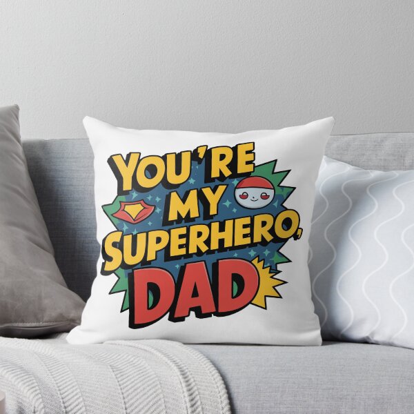 Item preview, You're My Superhero, Dad - Dynamic Comic Book Art designed and sold by HahaHandlesHub.