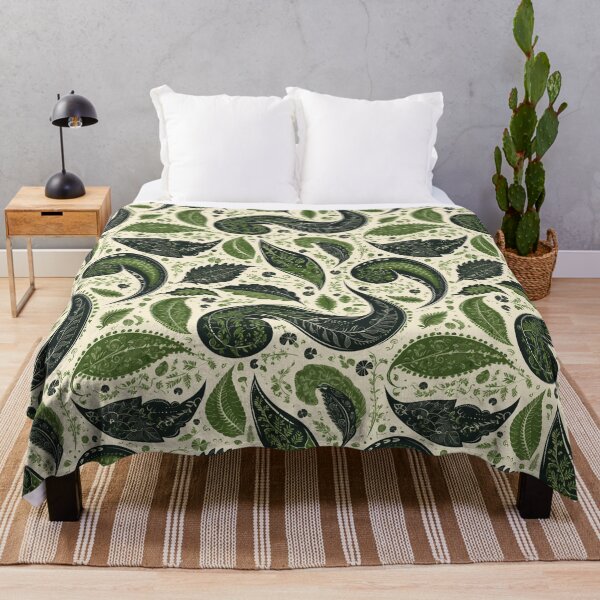Item preview, Green Modern Paisley | Seamless designed and sold by Unrooted.