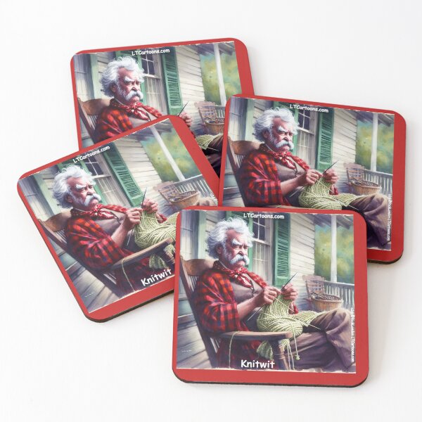 Item preview, Mark Twain With A Ball Of Yarn: KnitWit designed and sold by Rick London Gifts.