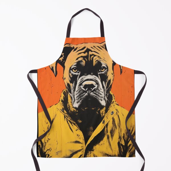 Item preview, Retro Boxer Dog Paint Drip designed and sold by luvandsocial.