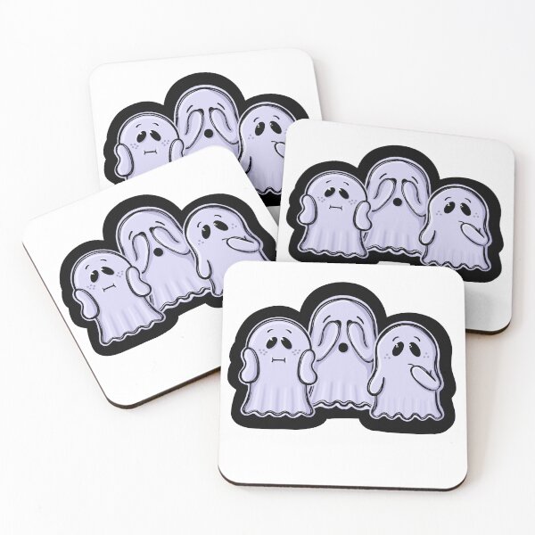 Item preview, Hear No Evil Spooky Ghosts designed and sold by For Art Sake.