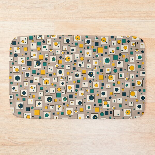 Item preview, Colorful abstract geometrical square background	 designed and sold by Familyshmot.
