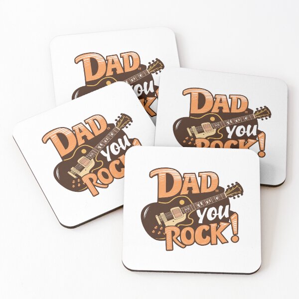 Item preview, Dad, You Rock! - Retro Rock 'n' Roll Father's Day Art designed and sold by HahaHandlesHub.