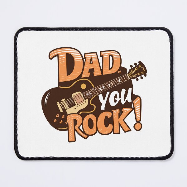Item preview, Dad, You Rock! - Retro Rock 'n' Roll Father's Day Art designed and sold by HahaHandlesHub.
