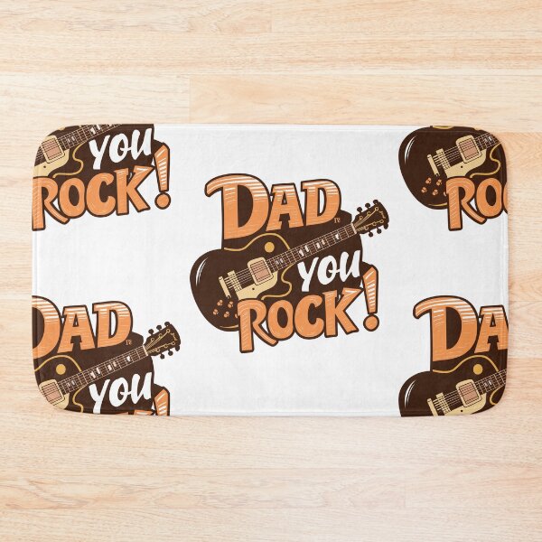 Item preview, Dad, You Rock! - Retro Rock 'n' Roll Father's Day Art designed and sold by HahaHandlesHub.