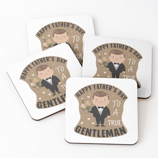 Item preview, Happy Father's Day to a True Gentleman - Elegant and Refined Art designed and sold by HahaHandlesHub.