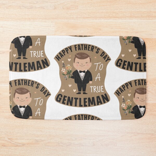 Item preview, Happy Father's Day to a True Gentleman - Elegant and Refined Art designed and sold by HahaHandlesHub.
