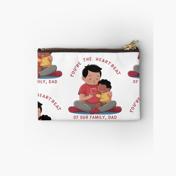 Item preview, You're the Heartbeat of Our Family, Dad - Tender Father's Day Art designed and sold by HahaHandlesHub.