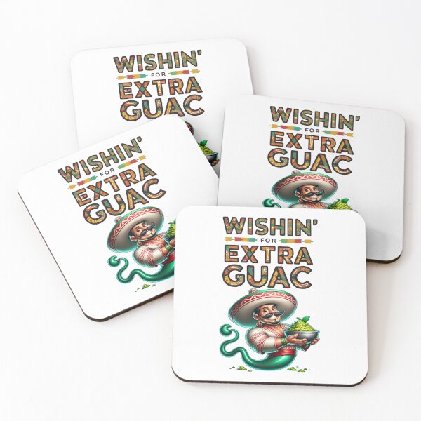 Item preview, Mexican Food Cartoon Wishing for Extra Guac  designed and sold by Betsytiptoe.