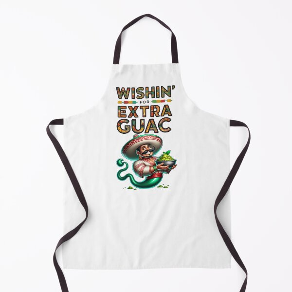 Item preview, Mexican Food Cartoon Wishing for Extra Guac designed and sold by Betsytiptoe.
