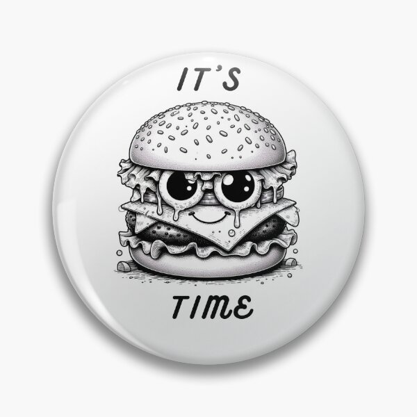 Item preview, It's burger time, hamburger day designed and sold by JuniperusArt.