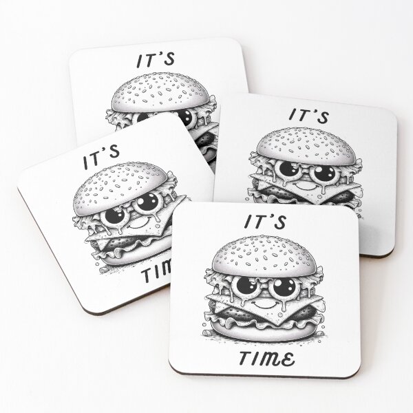 Item preview, It's burger time, hamburger day designed and sold by JuniperusArt.