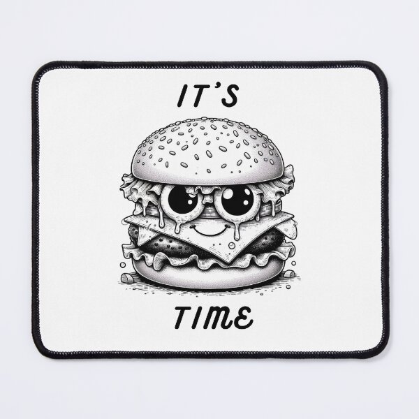 Item preview, It's burger time, hamburger day designed and sold by JuniperusArt.