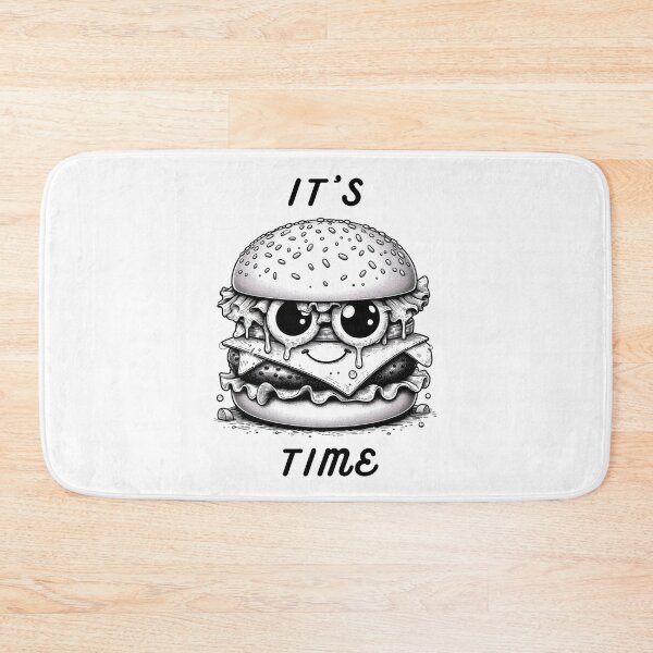 Item preview, It's burger time, hamburger day designed and sold by JuniperusArt.