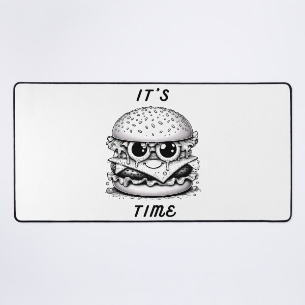 Item preview, It's burger time, hamburger day designed and sold by JuniperusArt.