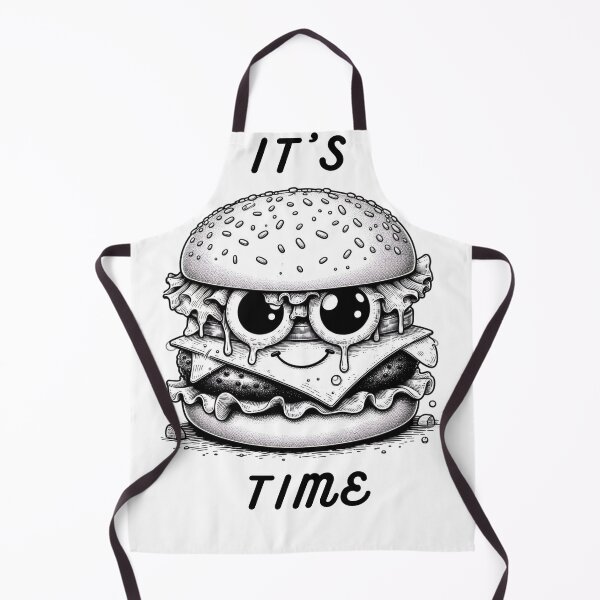 Item preview, It's burger time, hamburger day designed and sold by JuniperusArt.