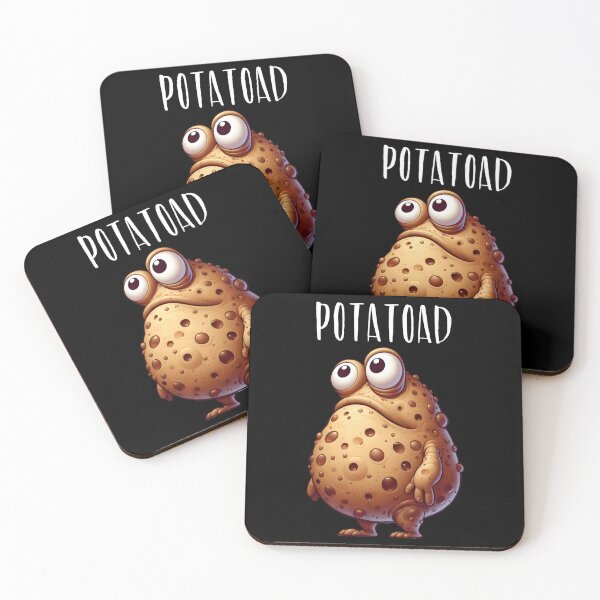 Item preview, Potatoad Funny Cartoon Character Potato Toad designed and sold by André Botes.
